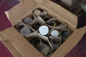 box of jars 