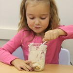 child eating jeni's ice cream