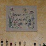 home is where the vodka is sign