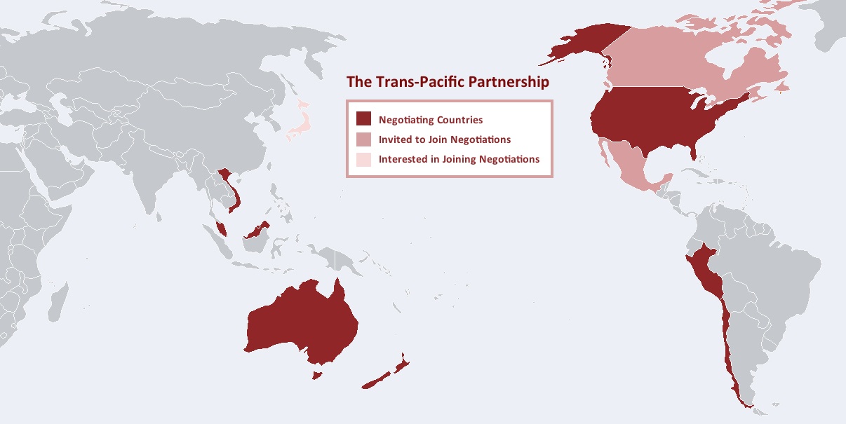 The Trans-Pacific Partnership Image courtesy of tppinfo.org