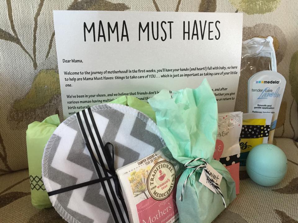 gift basket for mom after delivery