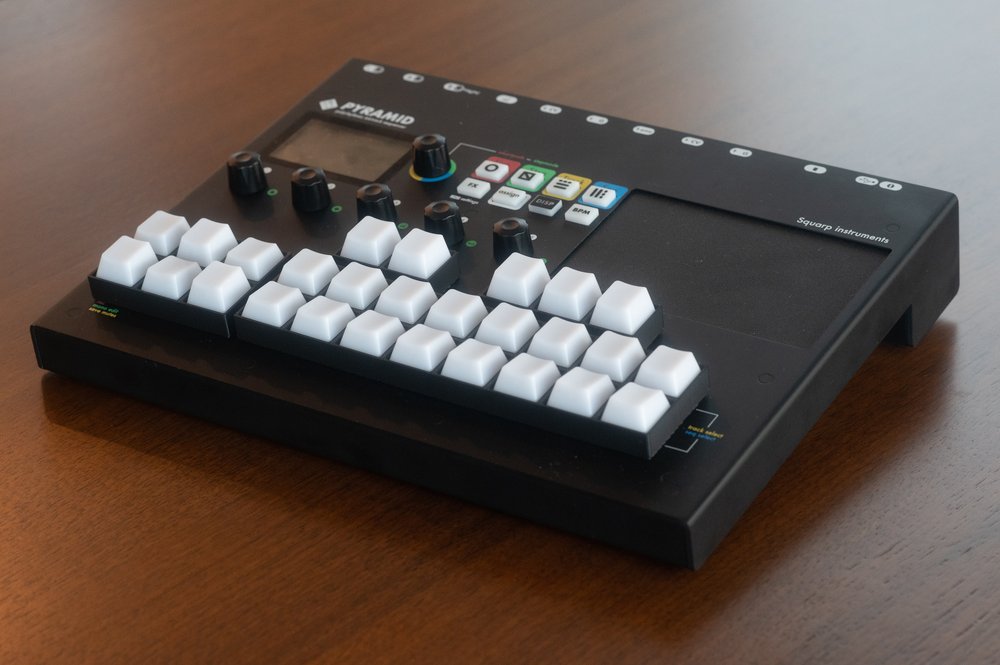 Keyboard switches on a Squarp Pyramid MIDI sequencer — What do you