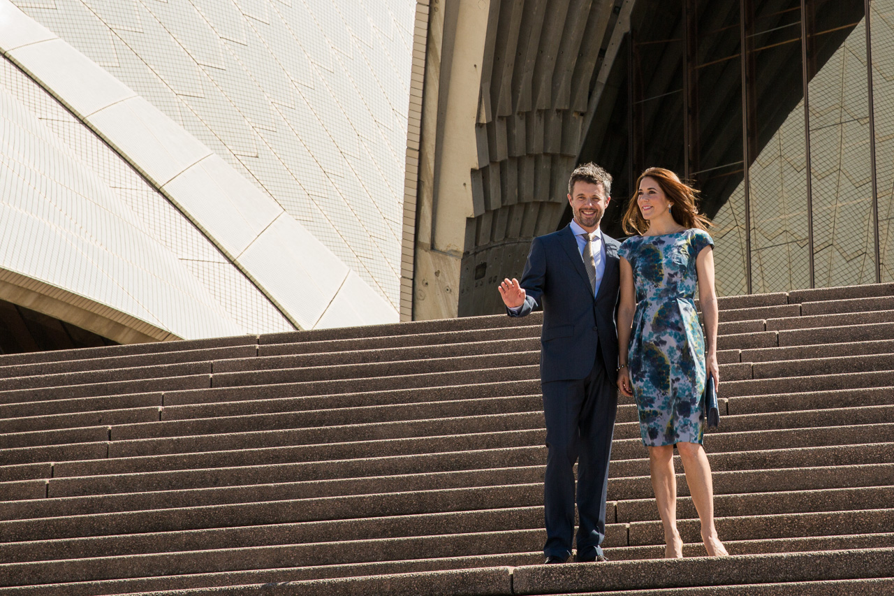 Crown Prince Couple visit Sydney Opera House