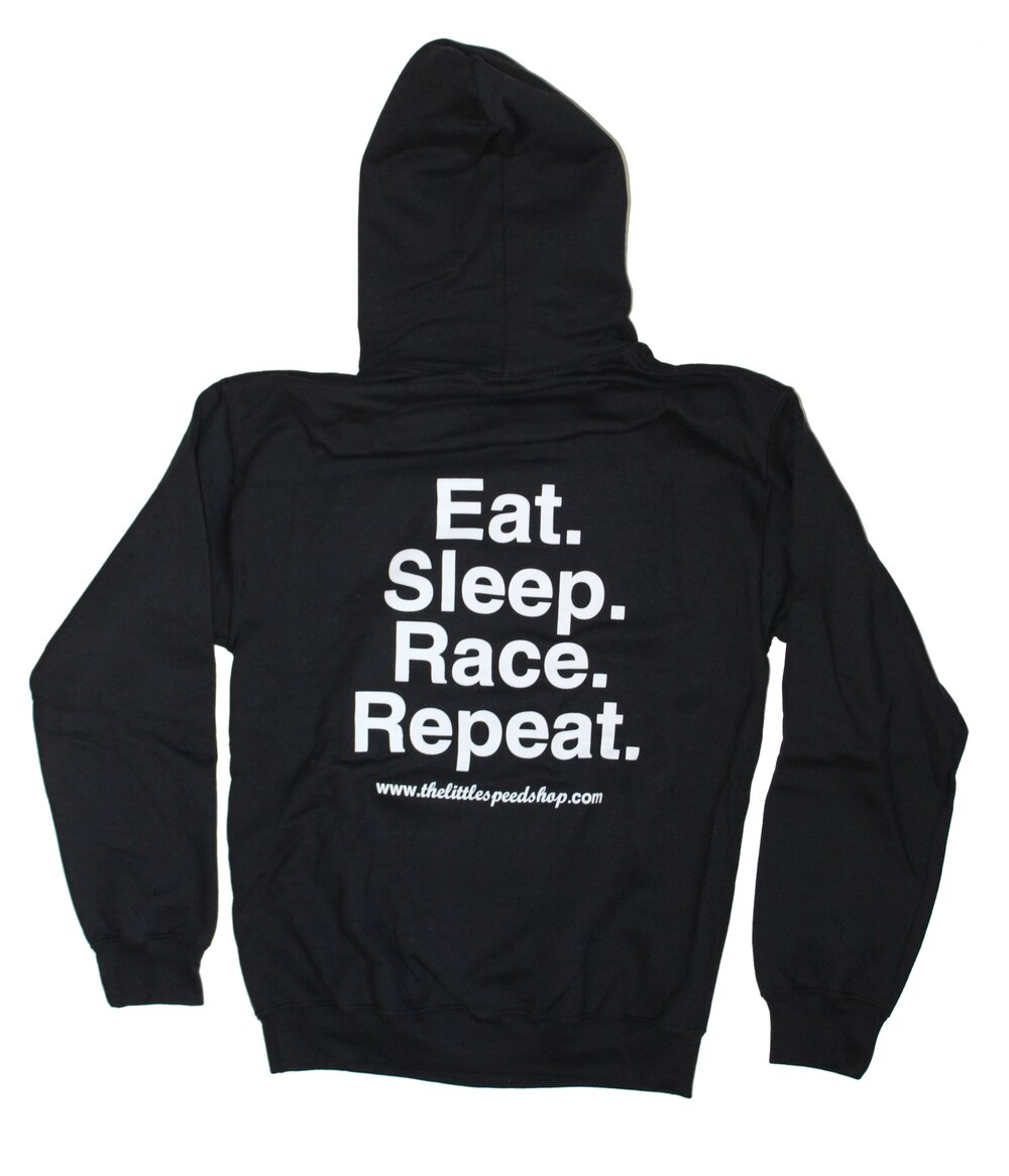 Teely Shop Womens Eat Sleep Bike Repeat Funny Cute Hanes Ultimate Heavyweight Crewneck Sweatshirt