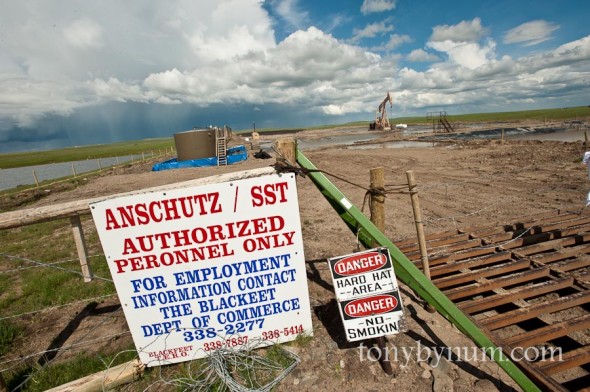 anschutz oil well on the blackfeet indian reservation 