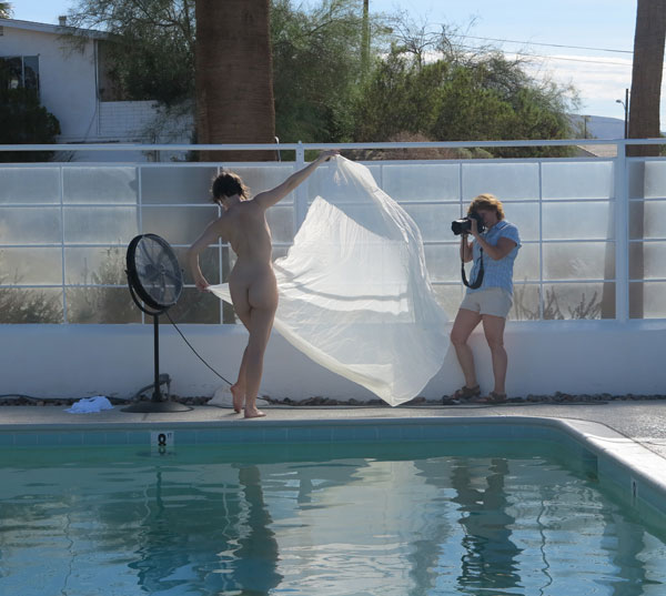 Kim Weston - Desert Trio - Palm Desert Nude Workshop - Spa Shoot