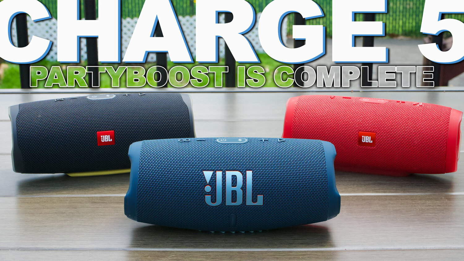Fahrenheit badge Geweldig JBL Charge 5 Reviewed And Compared To Charge 4 And Charge 3 — GYMCADDY