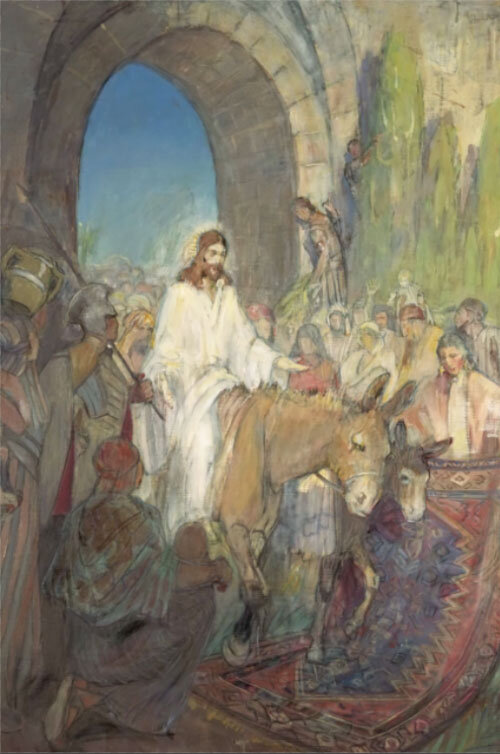 Image result for jesus enters into jerusalem