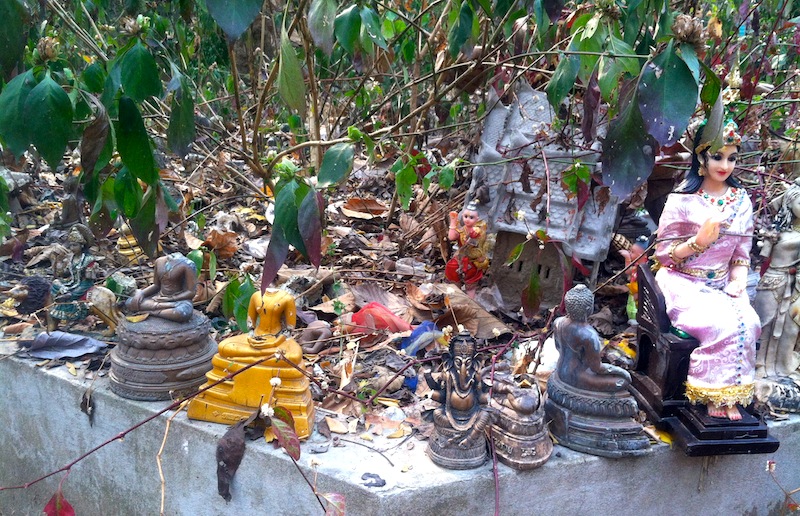 Wat Umong's Broken Buddha Garden