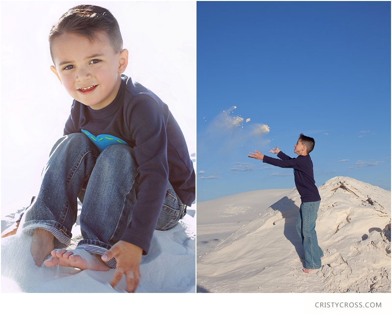 The Hames' White Sand, New Mexico Family Session taken by Clovis Portrait Photographer Cristy Cross__0082.jpg