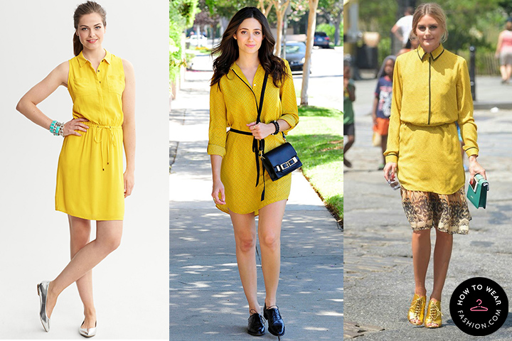 yellow shirt outfit
