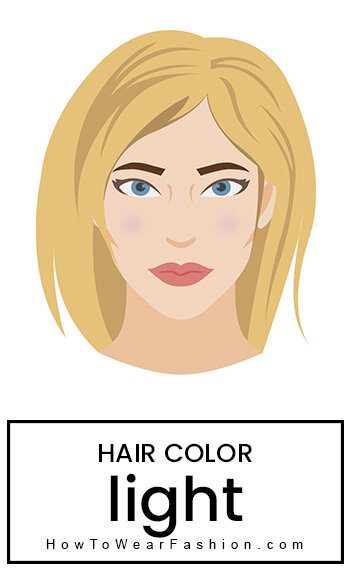 What to wear with light hair | HOWTOWEAR Fashion