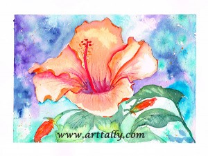 Watercolour-flowers-no-10-w-arttally