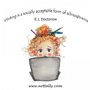 does writing cause schizophrenia arttally