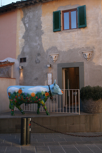ceramic cow