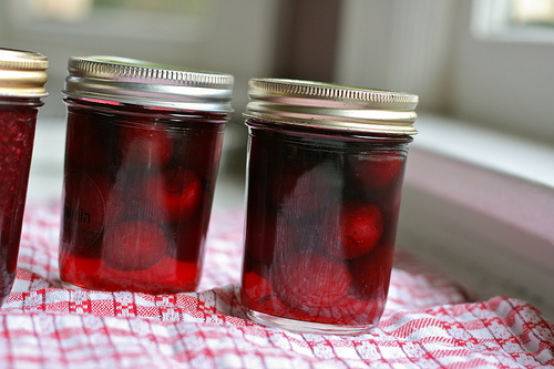 pickled cherries