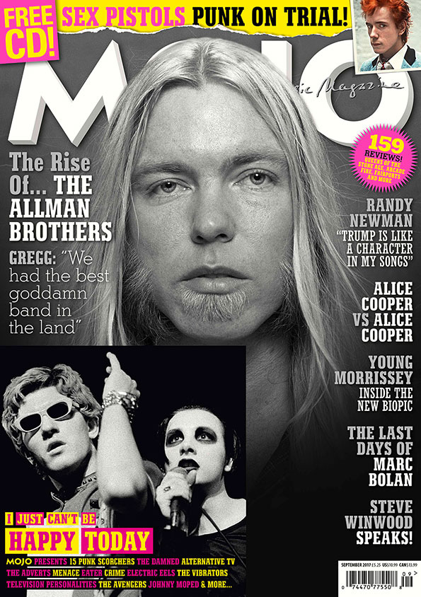 Gregg Allman, on the US-only cover of MOJO 286.