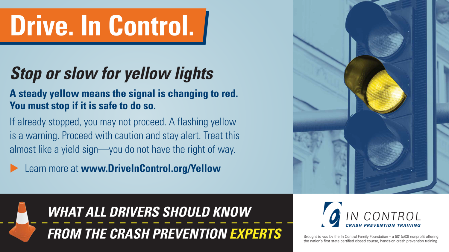 Why do people stop at yellow lights?
