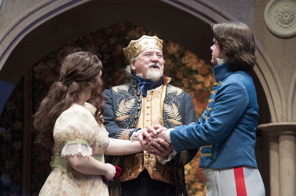 UMD's chancellor, Lendley Black is included in the cast for "All's Well That Ends Well," playing the role of the king. BRAD EISCHENS/STATESMAN