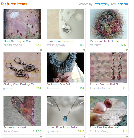 Antoinette Design's 4th Treasury appearence!