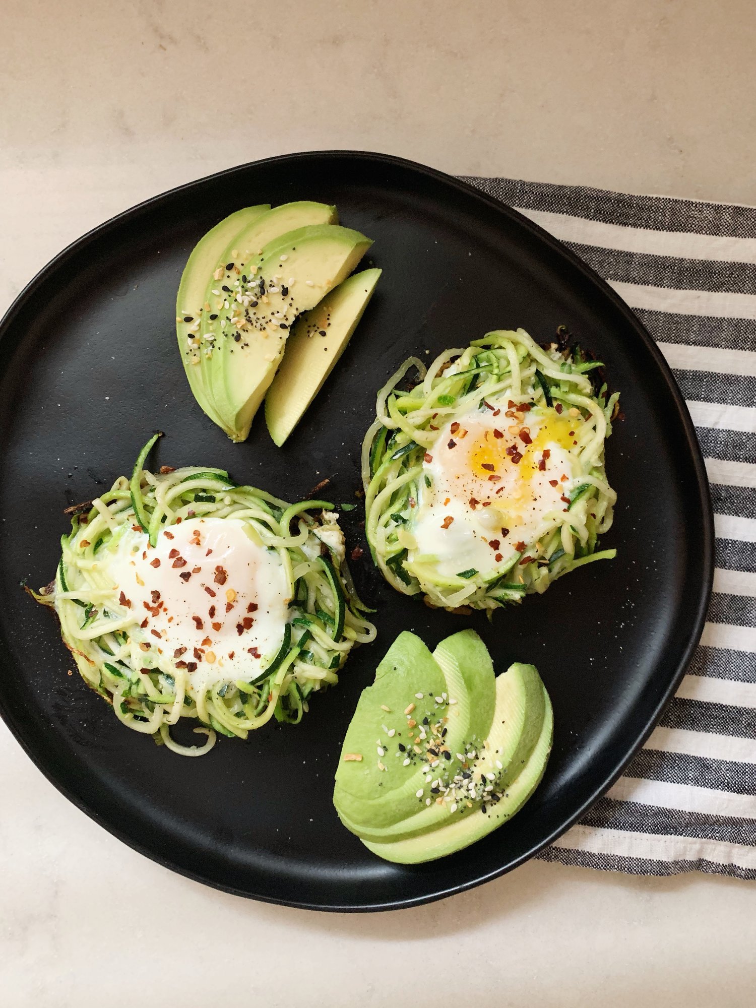 Ascend Cycle Strength Zoodle Egg Nests Breakfast For Dinner
