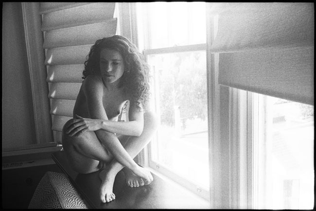 black and white photograph: keira, nude, san francisco, ca 2011