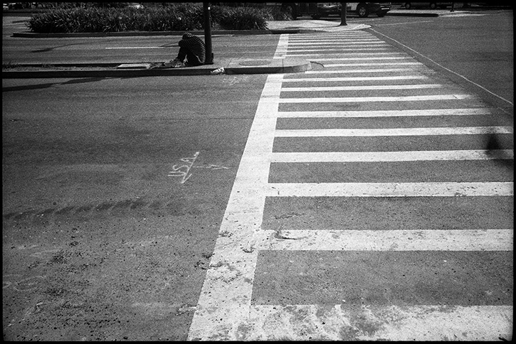 0237_35A Black and white photograph: adeline street, berkely, california
