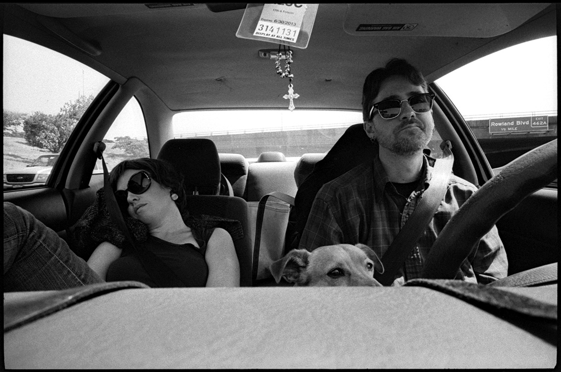0268_04A Black and white photograph, road trip, california
