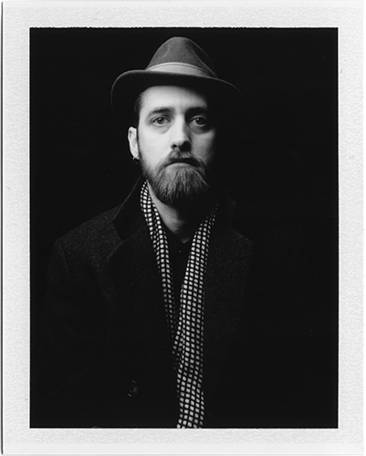 Black and White Polaroid-Self Portrait 2013
