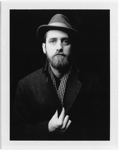 Black and White Polaroid-Self Portrait 2013