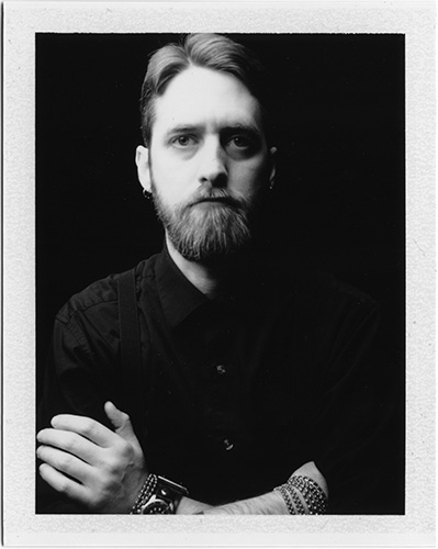 black and white polaroids self portraits 2013