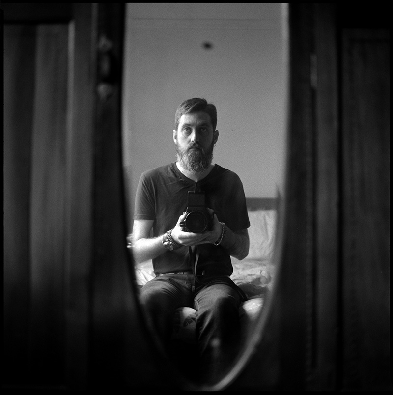 black and white photograph 660118_18 Self Portrait, San Francisco 2014