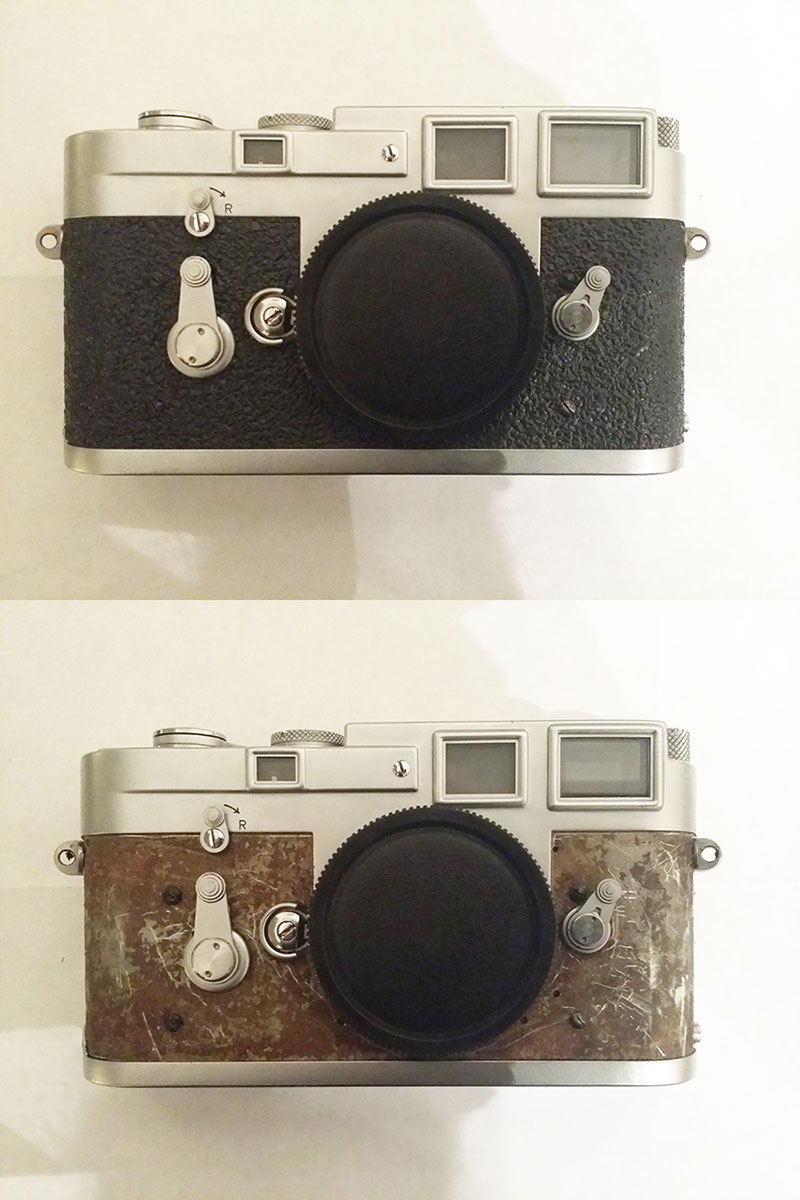 Leica M3, New Leather Covering