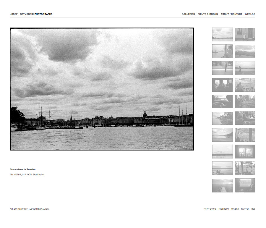 Sweden Gallery Black and White Photography