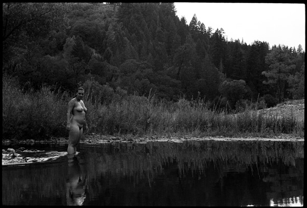 Black and White Photograph, Nude at the River, 2008