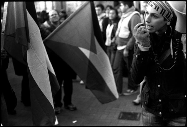 Black and White Photographs: Palestinian Protest #1