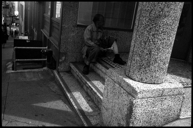 Black and White Photograph: Elderly Man, Chinatown, San Francisco