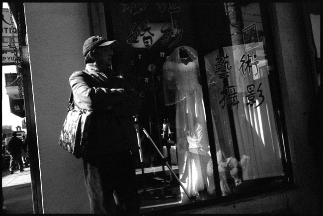 Black and White Photograph: Shop Window, Chinatown, San Francisco