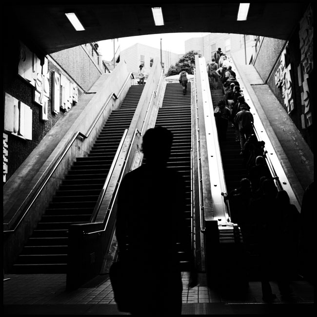 Black and White Photograph: 16th Street & Mission Station