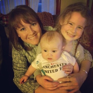 Joy with niece and nephew