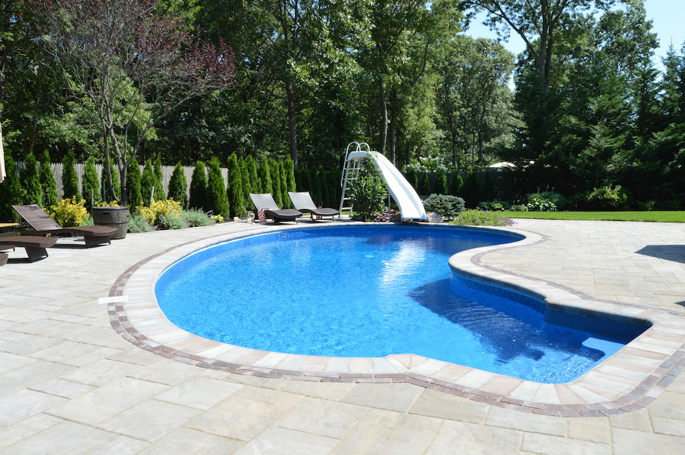 Swimming Pool Designs For Small Backyards In Massapequa Above All Masonry,Home Vegetable Garden Design Ideas