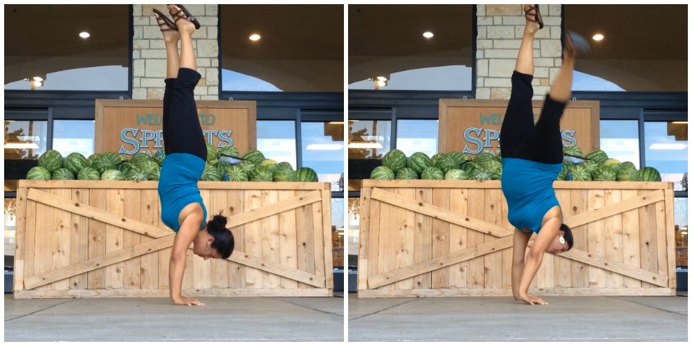 sprouts handstand collage
