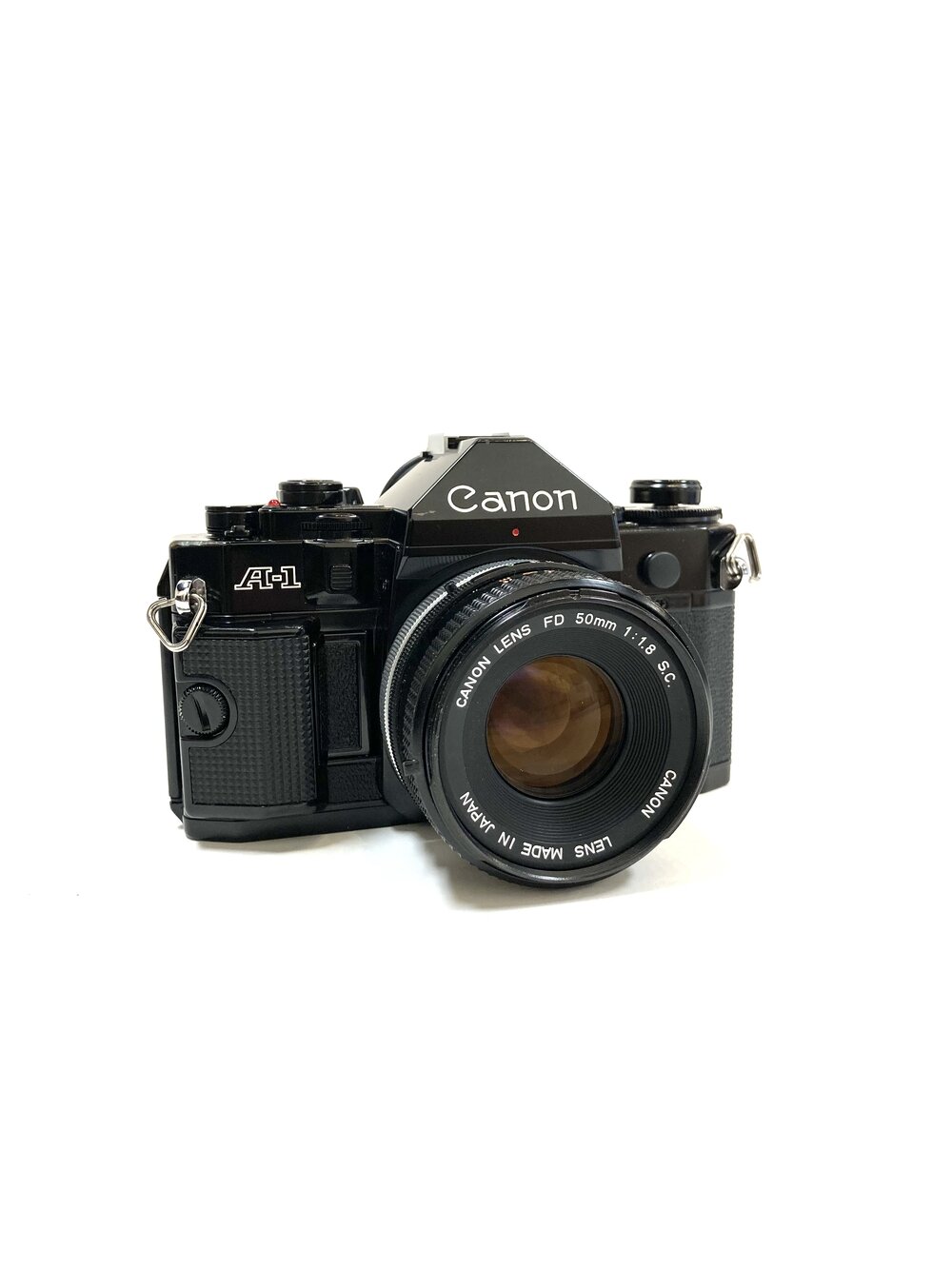 開店記念セール！ 旧FD w/ A-1 CANON F1.8/50mm #153 フィルムカメラ