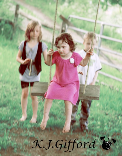Children on Swing