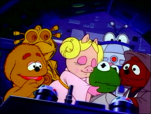 The Muppet Babies spoof STAR WARS
