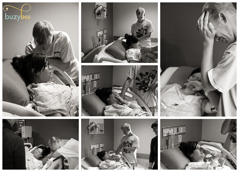 Collage of Labor in Birth Session , Norfolk Virginia