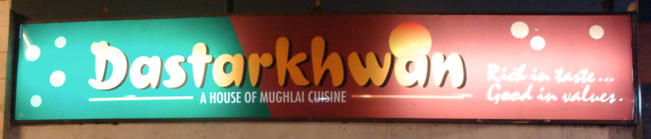dastarkhwan signage Lucknow food kabab kebab
