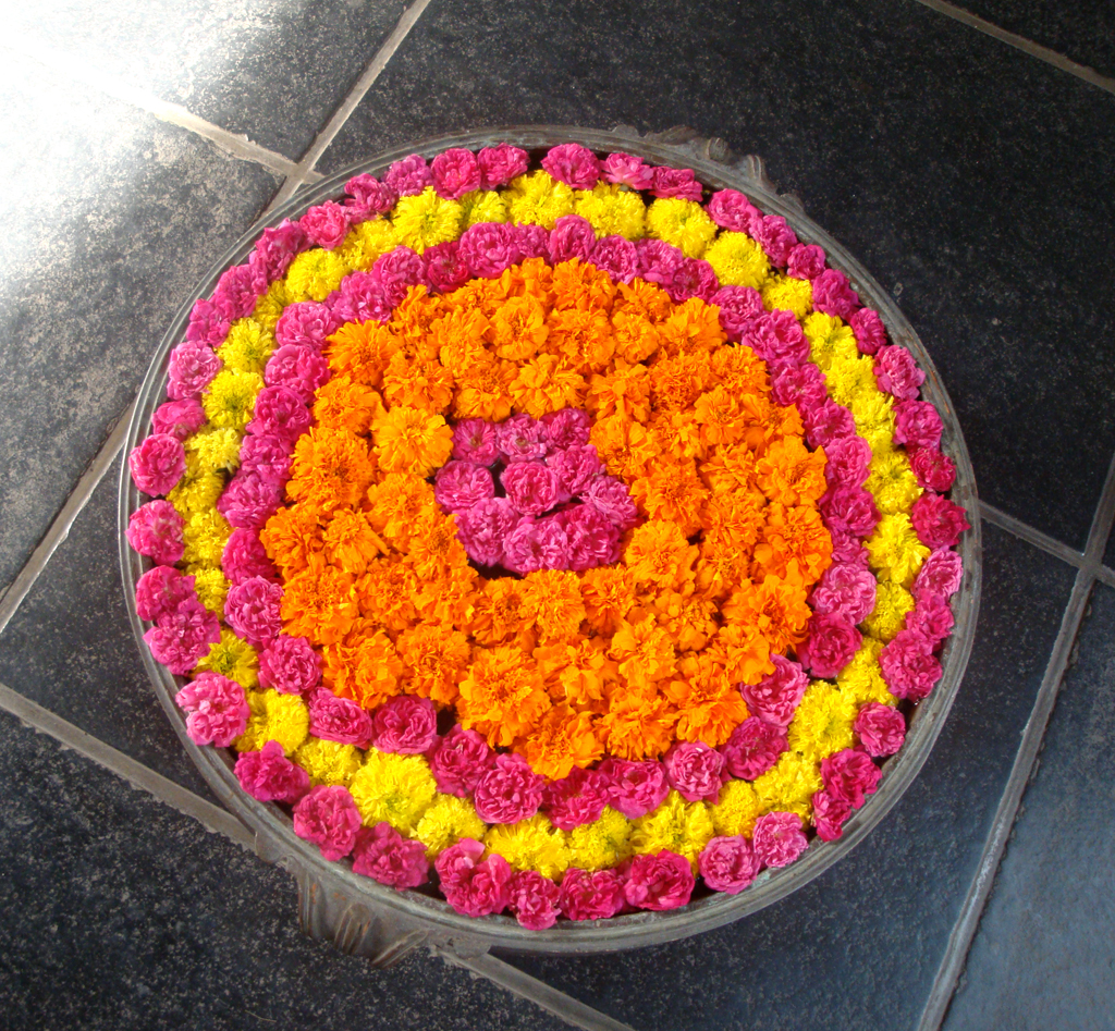 flower rangoli