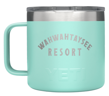 Yeti Rambler 14oz Camp Mug — Wahwahtaysee Resort