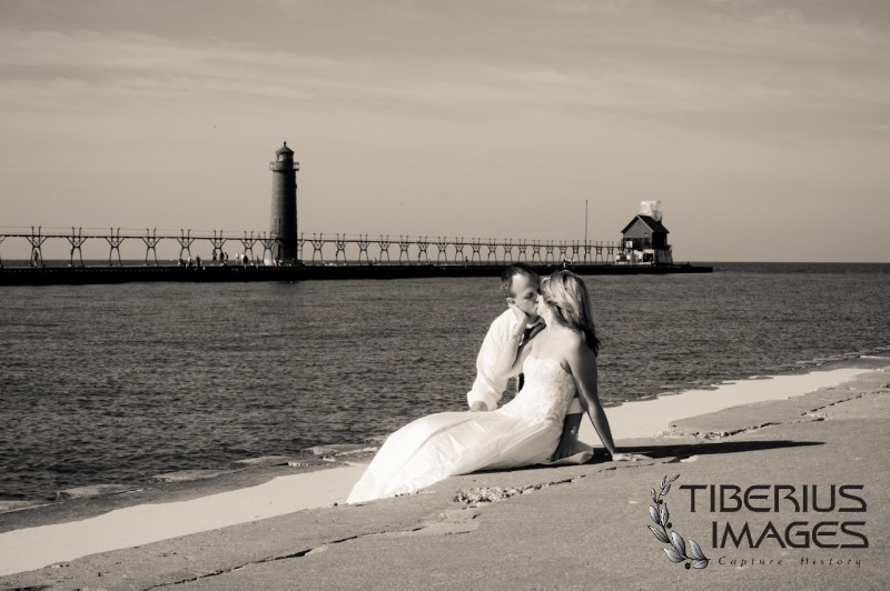 lake michigan trash the dress, grand rapids wedding photographer (16)